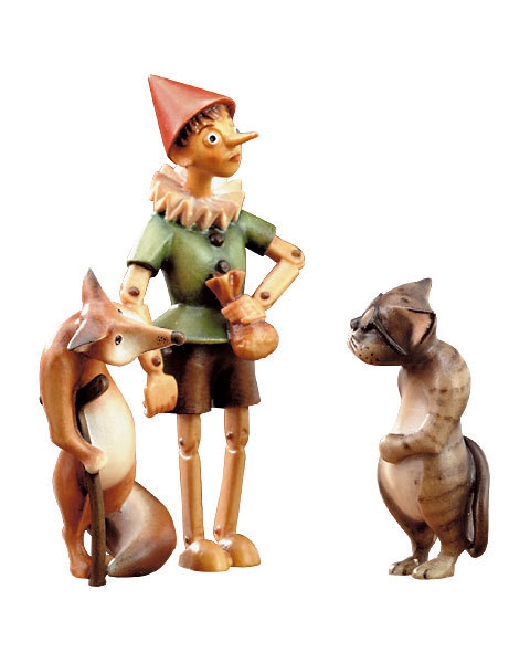 Pinocchio with fox & cat(without ped.) (00612--) (0,00", ?)